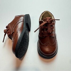 Footmates Brown Leather Saddleshoes